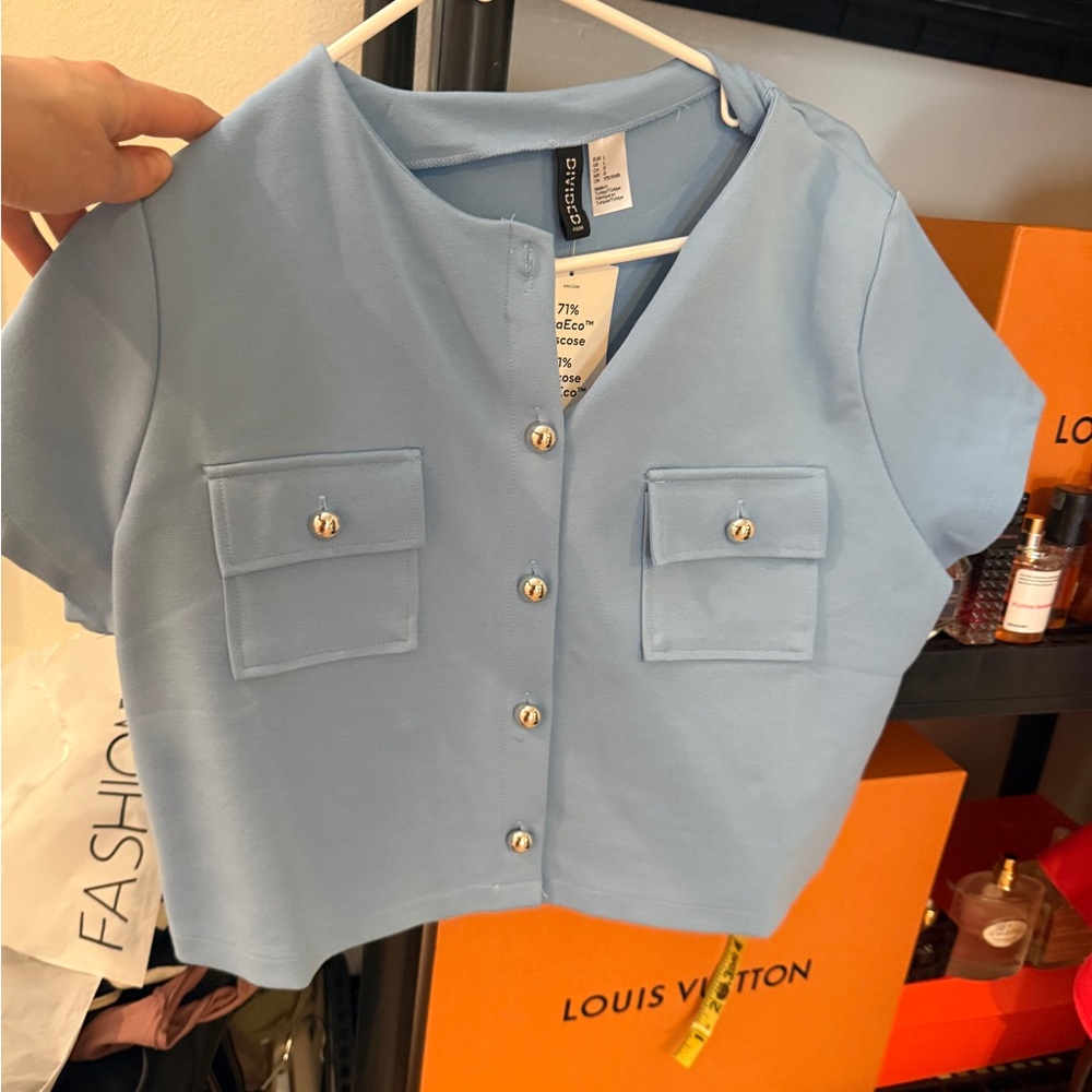 Blue Shirt by H and M